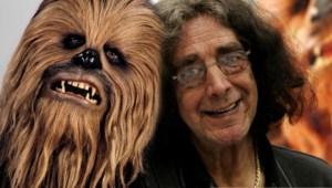 Chewbacca and Peter Mayhew